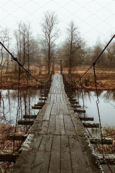 Old wooden bridge - 
